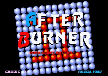 After Burner II (Japan) screen shot title